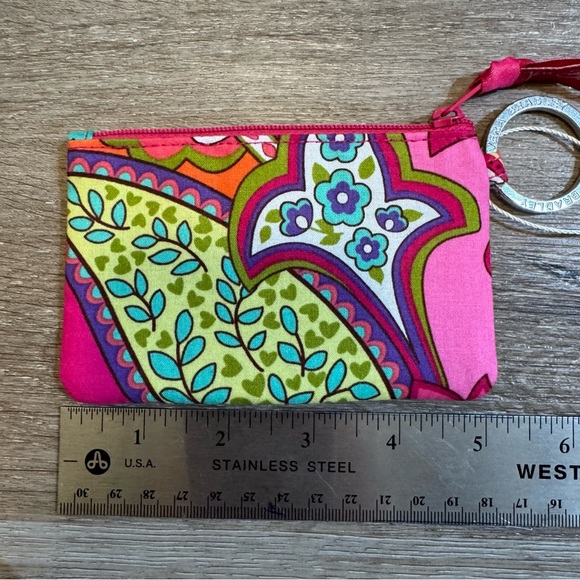 Vera Bradley Pink ID Zip Case - Picture 2 of 4